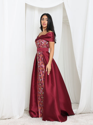 Amira - Royal Maroon