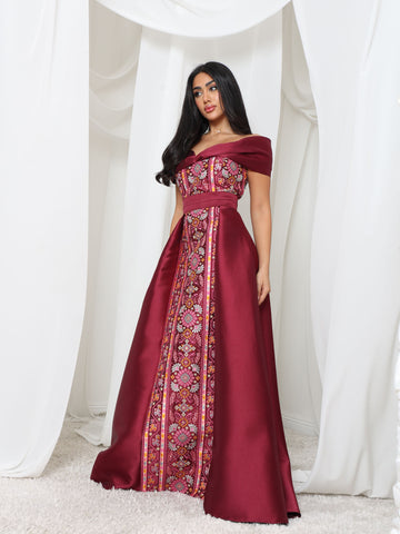 Amira - Royal Maroon