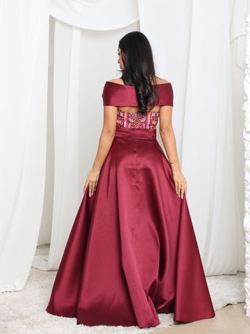 Amira - Royal Maroon