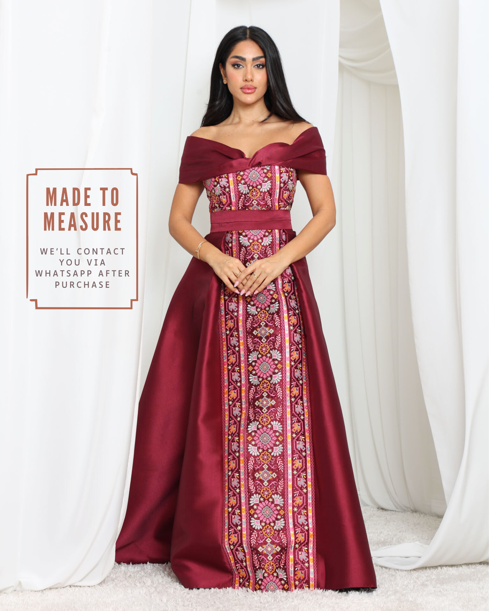Amira - Royal Maroon