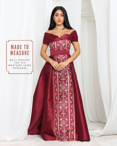 Amira - Royal Maroon