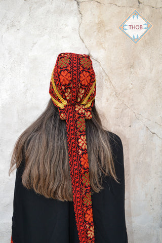 Palestinian Headpiece - Long Tassel